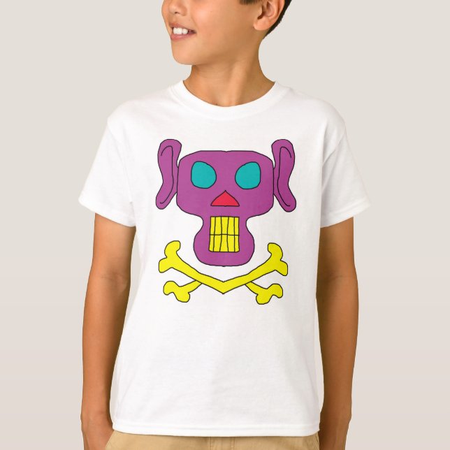 Camiseta Caveira e Ossos (Frente)