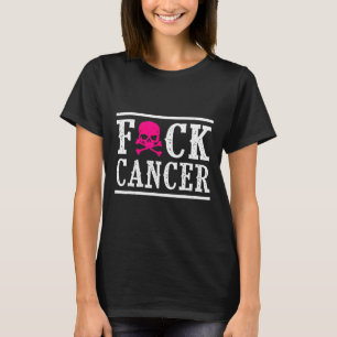 Camiseta Caveira E Ossos Cruzados Esqueleto Cancer