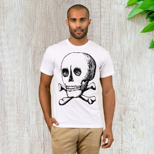 Camiseta Caveira E Ossos, T-Shirt