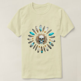 Camiseta Caveira e Penas 01