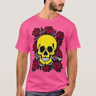 Camiseta Caveira E Rosas 5