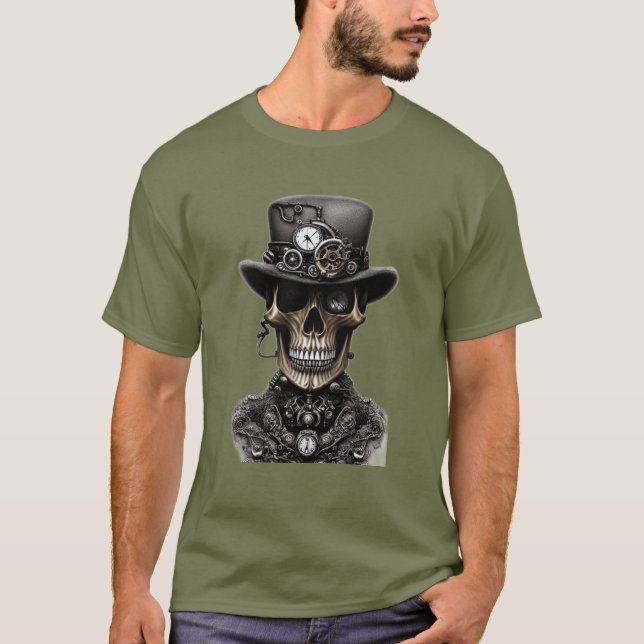 Camiseta Caveira Fumante (Frente)