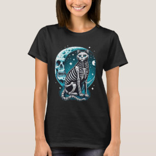 Camiseta Caveira - Ideia de fantasia de Halloween do esquel