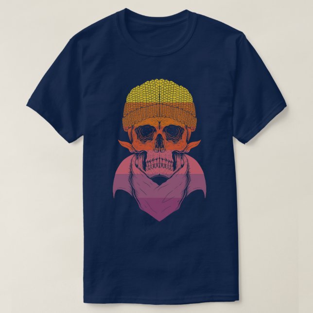 Camiseta Caveira legal (Frente do Design)