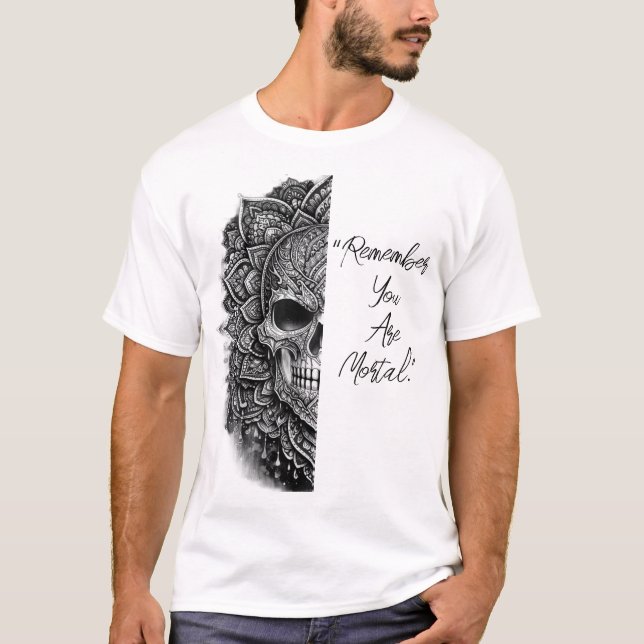 Camiseta Caveira Mandala (Frente)