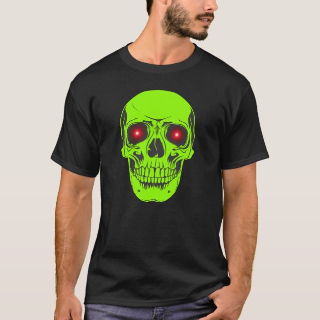 Camiseta Caveira para o Halloween (Frente)