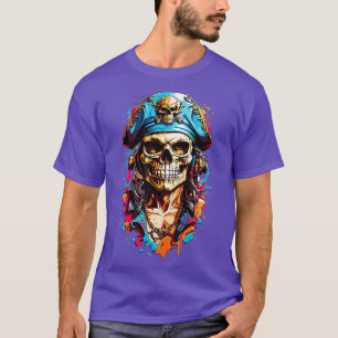 Camiseta Caveira Pirata