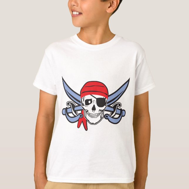 Camiseta Caveira Pirata (Frente)