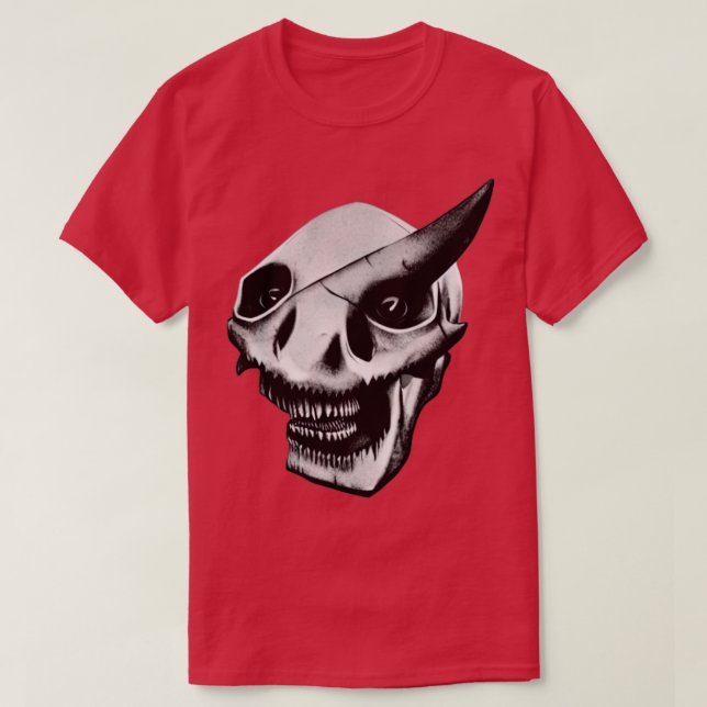 Camiseta Caveira Pirata (Frente do Design)