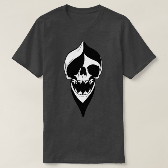 Camiseta Caveira Pirata 1 (Frente do Design)