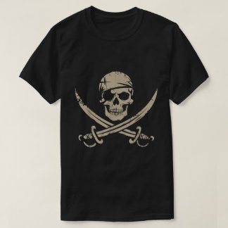 Camiseta Caveira Pirata | Halloween Skeleton Crossbones Art