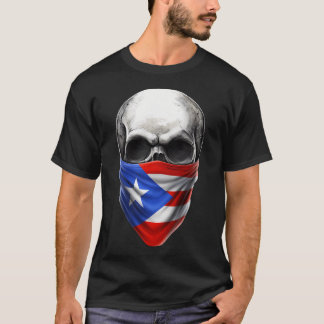 Camiseta Caveira Porto-Riquenha