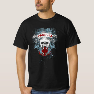 Camiseta Caveira sempre quebrada - Grunge gótico vampiro