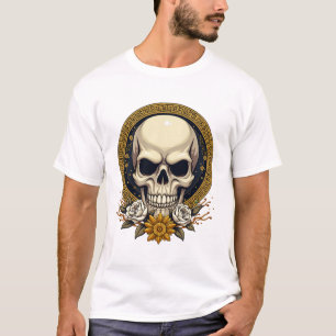 Camiseta Caveira Sinister: Uma Fusão De Assombração