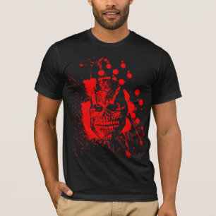 Camiseta Caveira Spooky na Piscina de Sangue