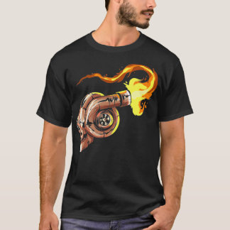Camiseta Caveira Turbocarregadora com Sintonizador Turbo Ca
