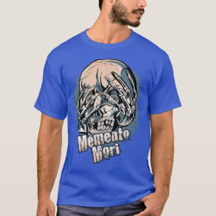 Camiseta Caveira Única com Esqueleto mãos sobre o Gráfico d