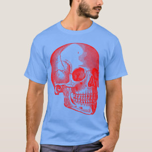 Camiseta Caveira - Vermelho