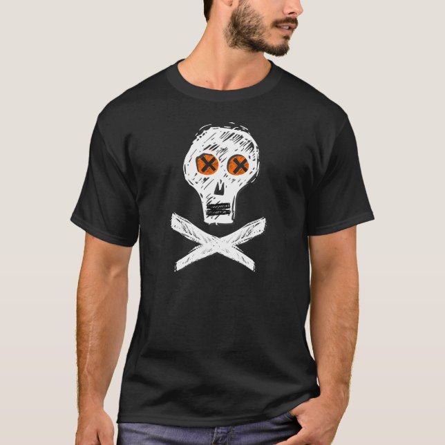 Camiseta Caveira & Xs (Frente)
