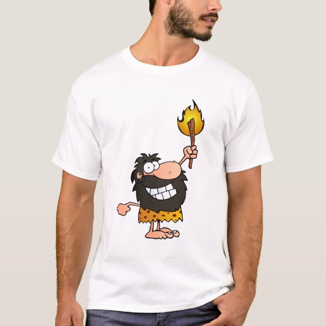Camiseta Caveman com a Torch (Frente)