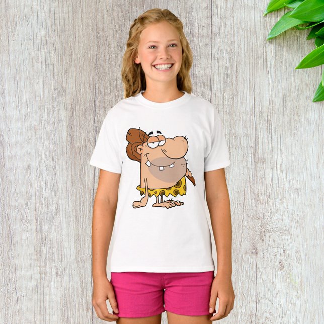 Camiseta Caveman Com T-Shirt Club Girls (Criador carregado)