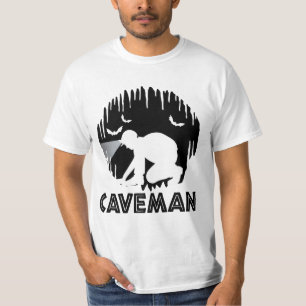 Camiseta Caveman - Espelhamento Engraçado