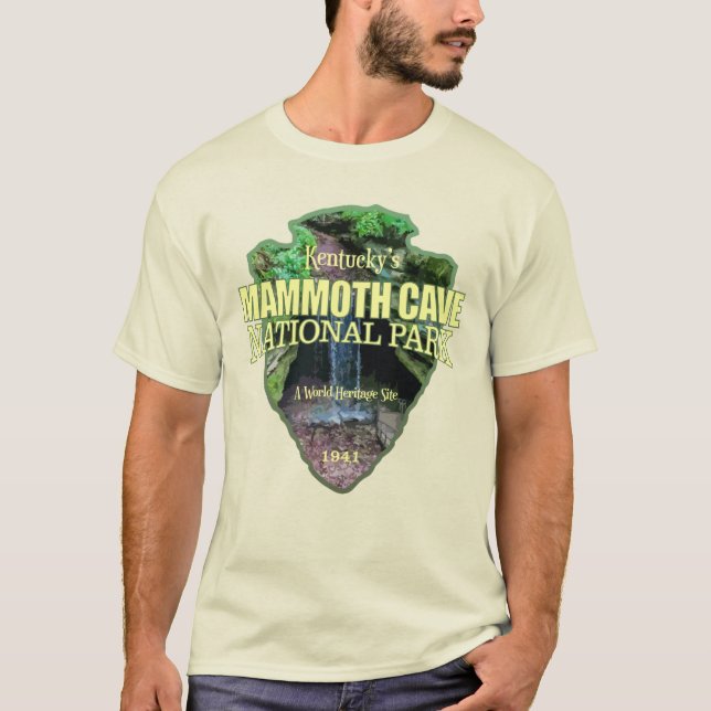 Camiseta Caverna de Mamute (Ponta de Seta) (Frente)
