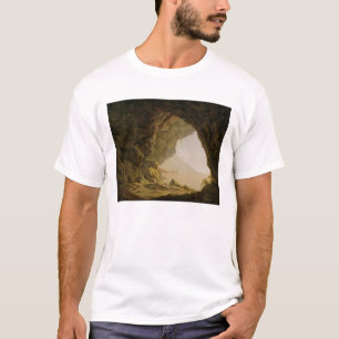 Camiseta Caverna, perto de Nápoles, 1774 (óleo em canvas)