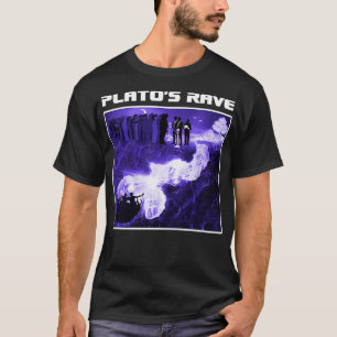 Camiseta Caverna Rave de Platão, Alegoria Engraçada, Raver 