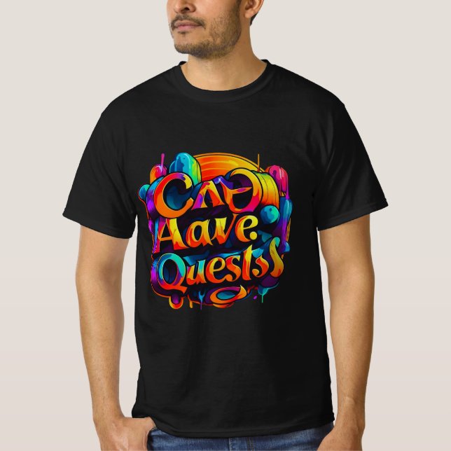 Camiseta Cavernas Procura Arte Típica (Frente)