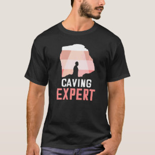 Camiseta Caving Expert Hobby Cave Explorar Explorer