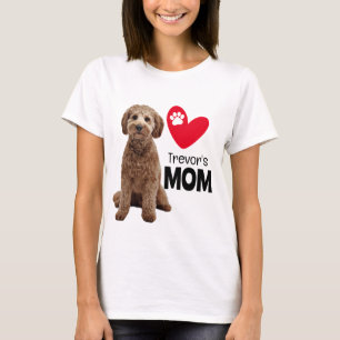 Camiseta Cavoodle Personalizado Mãe T-Shirt