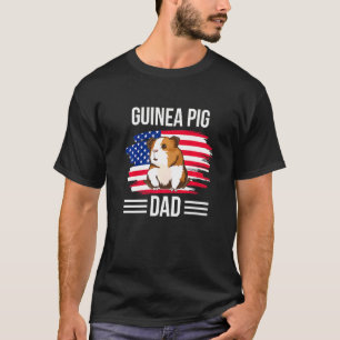 Camiseta Cavy Us Flag 4th Of July Fathers Day Guinea Pig Da