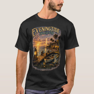 Camiseta Cay da Costa Espacial do Entardecer de Eveningtide