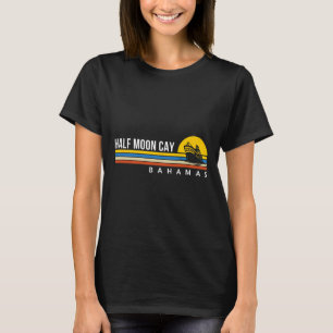 Camiseta Cay da Meia Lua Byhamas Lembranças Vintage Retro C