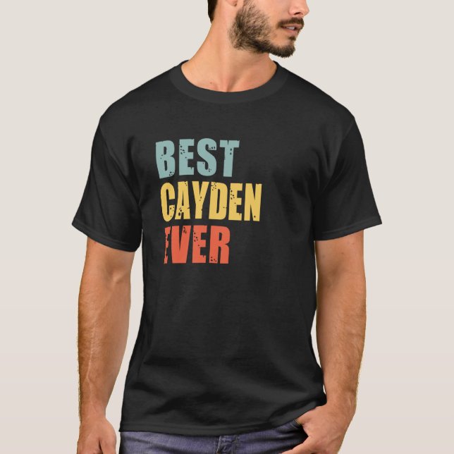 Camiseta Cayden Best Ever Cayden (Frente)
