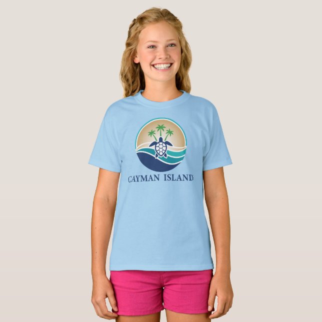 Camiseta Cayman Islands Caribbean (Frente Completa)
