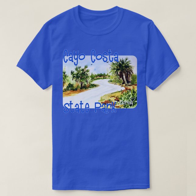 Camiseta Cayo Costa State Park Florida (Frente do Design)