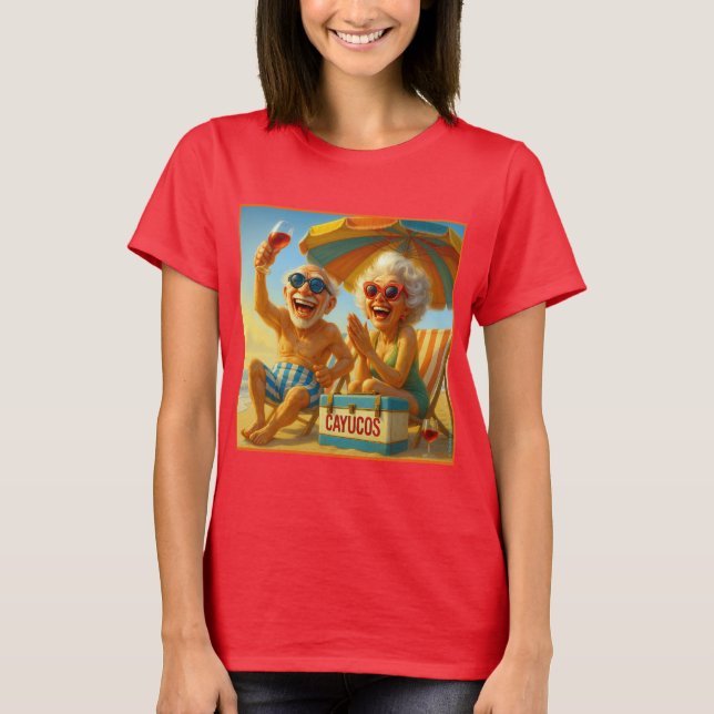 CAMISETA "CAYUCOS FOREVER COOL TEE".   (Frente)