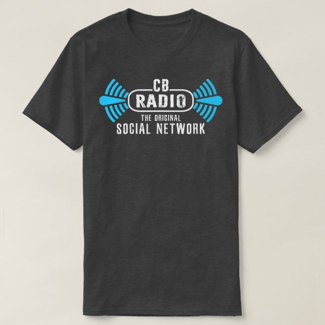 Camiseta CB Radio Original Rede Social HAM Radio Lover D (Frente do Design)