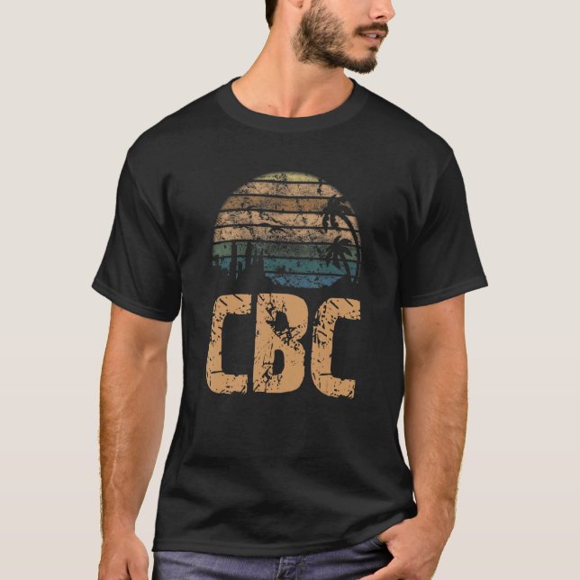 Camiseta CBC Vintage Sunset Distressed (Frente)