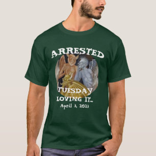 Camiseta CBP DHS 45º Presidente Preso MAGA EUA 454