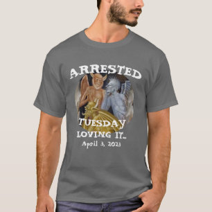 Camiseta CBP DHS 45º Presidente Preso MAGA EUA 459