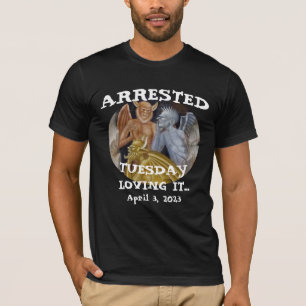 Camiseta CBP DHS 45º Presidente Preso MAGA EUA 47