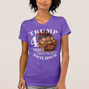 Camiseta CBP DHS FBI Trump Morto Obituário Serviço Festa In