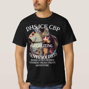 Camiseta CBP Recrutando Patrulha de Fronteiras Aduaneiras P