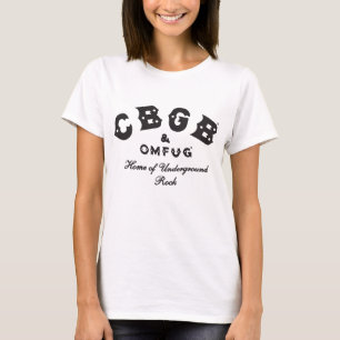 Camiseta CBS Baseba subterrâneo do punk rock do Raglan de