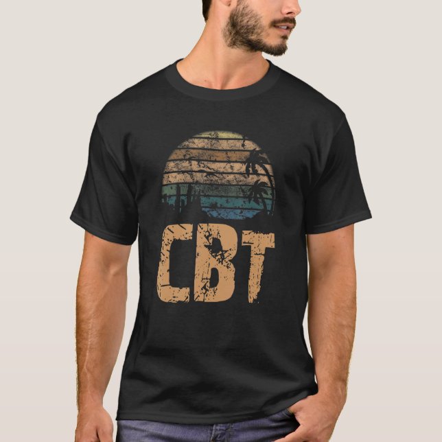 Camiseta CBT Vintage Distância sunset (Frente)