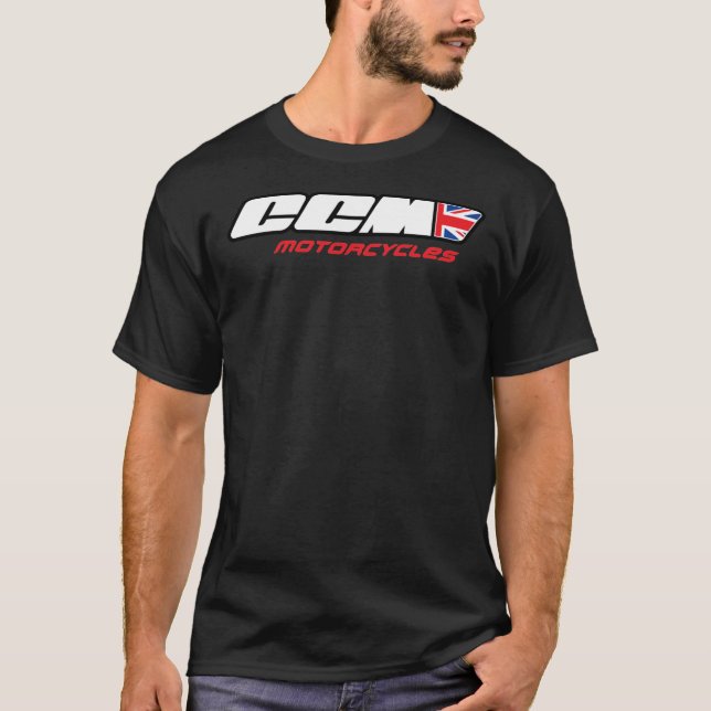 Camiseta CCM Motorcycles British Logo  Classic T-Shirt (Frente)