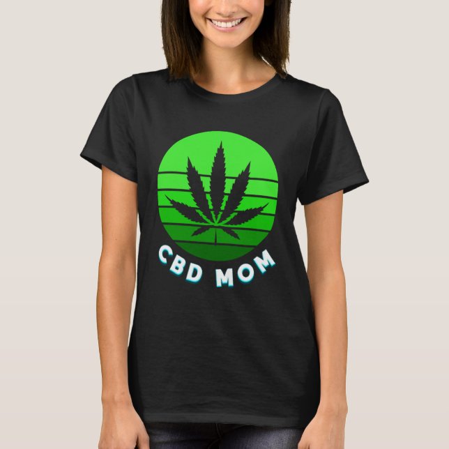 Camiseta CDB Mãe Mamãe De Fama Divertida Para Mulheres (Frente)